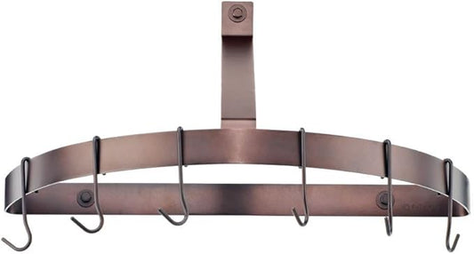 Cuisinart Chef's Classic Half-Circle Wall-Mount Pot Rack, Oil-Rubbed Bronze