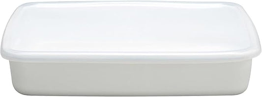 野田琺瑯(Nodahoro) Food Strage Enamel Container 2.4 L -made in Japan