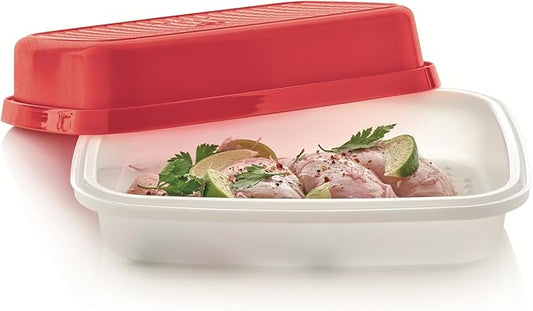 Tupperware Season-Serve Marinating Container, Dishwasher Safe and BPA Free Container (2.9 L/12.5 Cups)