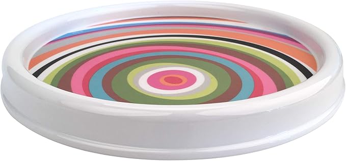 French Bull Lazy Susan Round Rotating Melamine Kitchen Pantry Cabinet Tableware Organizer-Platter, Turntable, Serving, 11-inch, Ring