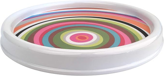 French Bull Lazy Susan Round Rotating Melamine Kitchen Pantry Cabinet Tableware Organizer-Platter, Turntable, Serving, 11-inch, Ring