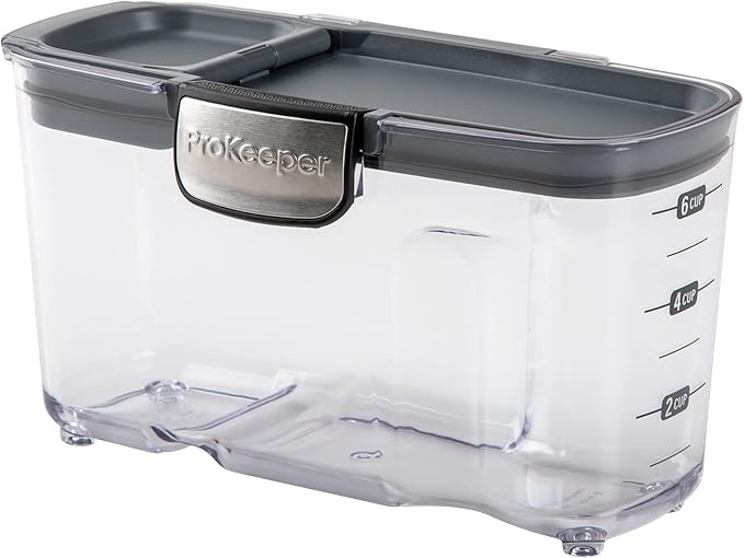 Progressive International ProKeeper+ 1.5-quart Small Cereal Keeper Multipurpose Airtight Stackable Food Storage Container