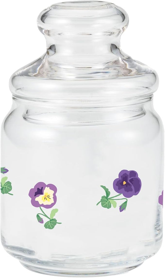 Sanrio SANRIO SAN4218-4 Chromi Glass Canister, Storage Container, Approx. 16.9 fl oz (500 ml), Miscellaneous Goods, Sanrio Goods, Gift, Present, Made in Japan