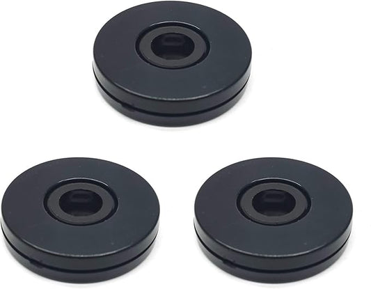 Lazy Susan Turntable Susenya Black 5 inch Lazy Susan Turntable Bearing for Decorating Cookies, Swivel Organizer Acrylic for Spice Rack Table Cake Kitchen Pantry Decorating
