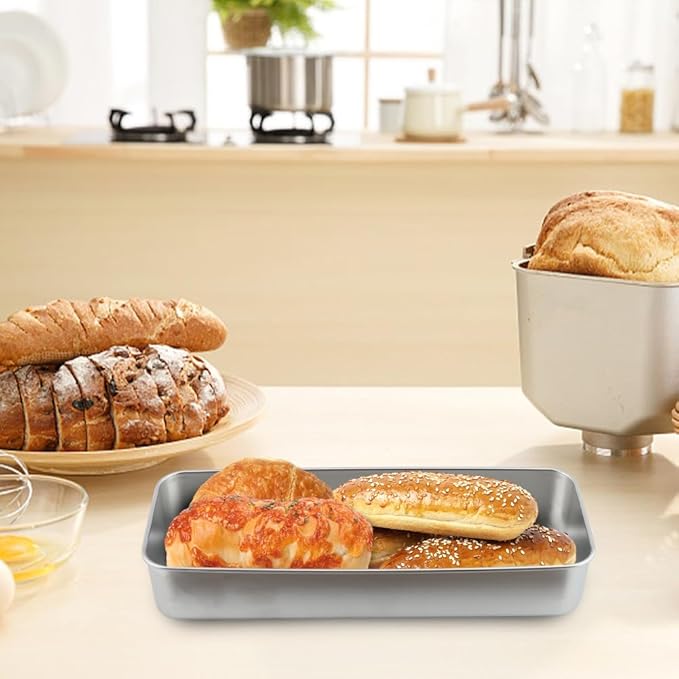 Bacon Container for Refrigerator,with Lid and Food Tongs 304 Stainless Steel Airtight Container Suitable for Storing Meat Slices, Bread Slices, Bacon, Fish, Seafood