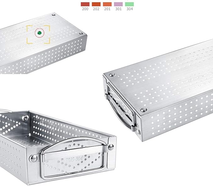 Mesh Cutlery Tray Drawer Organizer - 304 Stainless Steel Kitchen Utensil Drawer Organizer/Silverware Storage Kitchen Utensil Flatware Tray - 11.3x4.1x2.0 Inch
