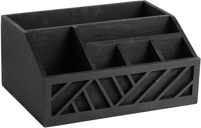 Homaisson Wooden Paper Plate Dispenser for Countertop - Wood Paper Plate Holder Utensil Holder Organizer Cutlery Flatware Organizer Box For Cups Spoons Forks Plates Napkins, Kitchen Accessories