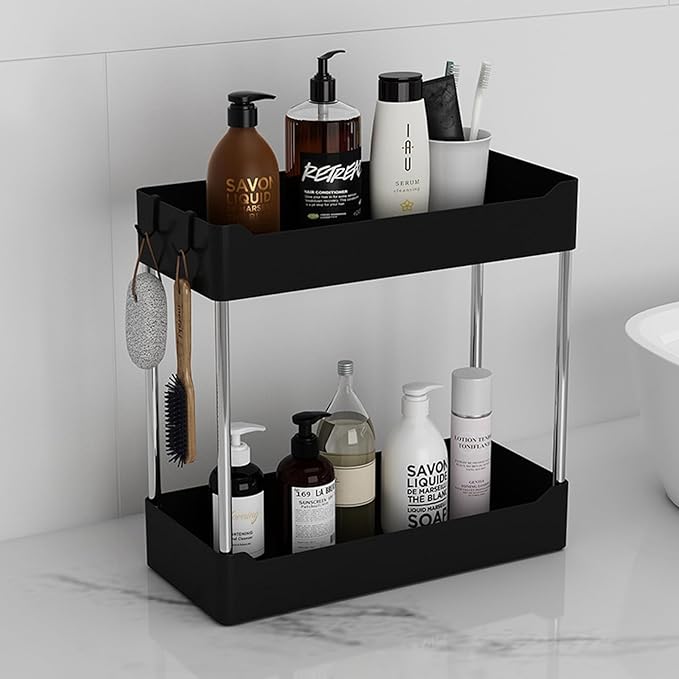 2-Tier Kitchen Seasoning Rack - Tableware & Kitchen Supplies Storage