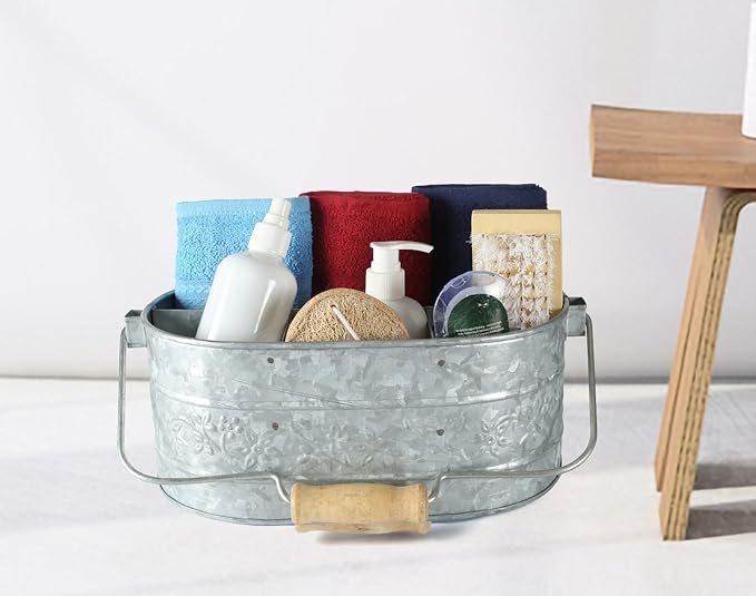 Light & Pro Flatware Caddy, Large Storage Kitchen Bathroom Drawer Organizer, Kitchen Drawer Organizer for Large Utensils, Desk Organizer Pen Pencil Holder - Flower Design - Antique Natural