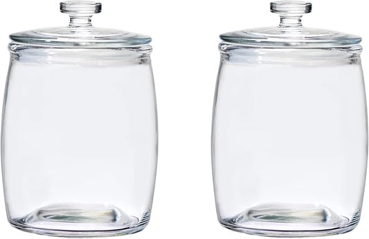 10 Strawberry Street Arlo Glass Canister Small, Set of 2