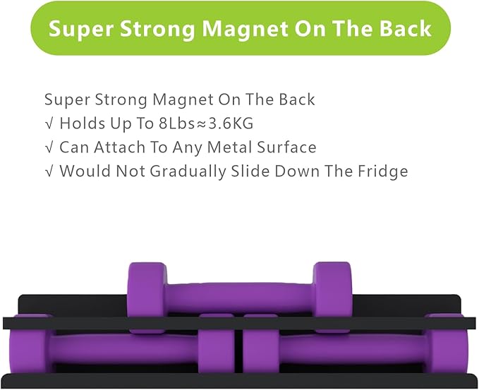Magnetic Spice Rack with Jars Magnetic Spice Rack for Refrigerator 24 Spice Jars with Label Magnetic Shelves for Fridge 4 Pack Black