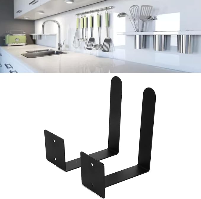 Haofy Pot Lid Organizer Rack, Wall Pot Lid Holder Hanging Cutting Board Storage Rack for Kitchen Utensil default
