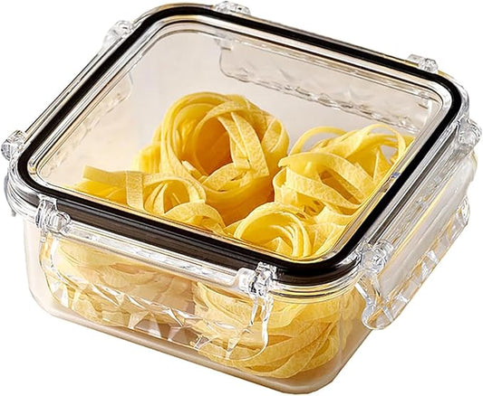 Airtight Food Storage Container With Lid (25oz) Leak-Proof Lunch Box | BPA-Free | Meal Prep | Microwave, Freezer and Dishwasher Safe | Kitchen Fridge Organizer Boxes | Fresher Food