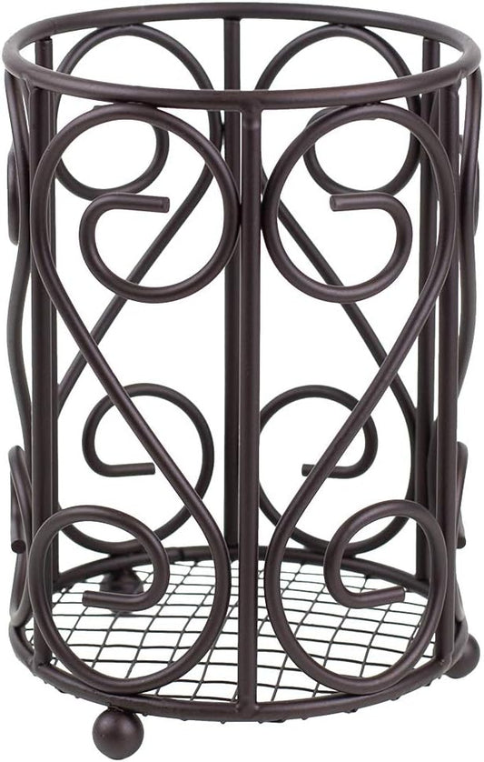 Home Basics Scroll Collection Cutlery Holder