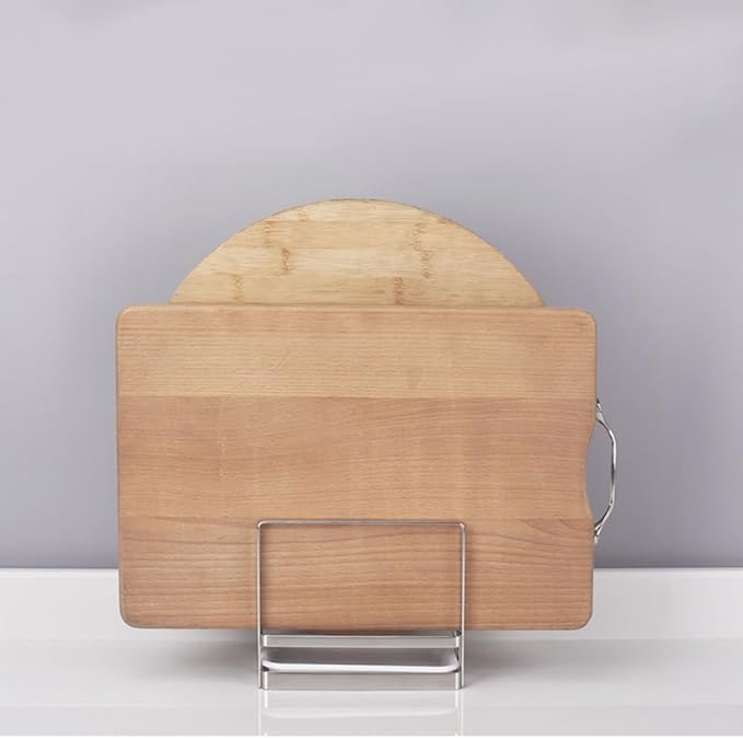Kitchen Organizer with Utensil Holder,Pot Rack and Cutting Board Holder,Stainless Steel