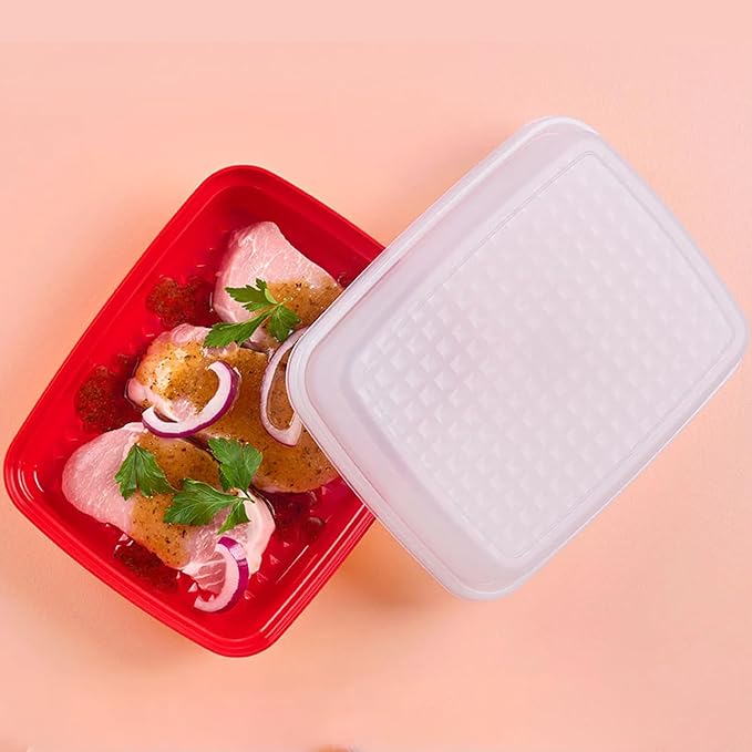 Tupperware Season-Serve Marinating Container, Dishwasher Safe and BPA Free Container (2.9 L/12.5 Cups)