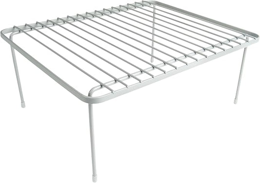 Kitchen Spaces Shelf Rack, Cabinet Storage Rack, Kitchen Organizer, Durable Stainless Steel, Gray