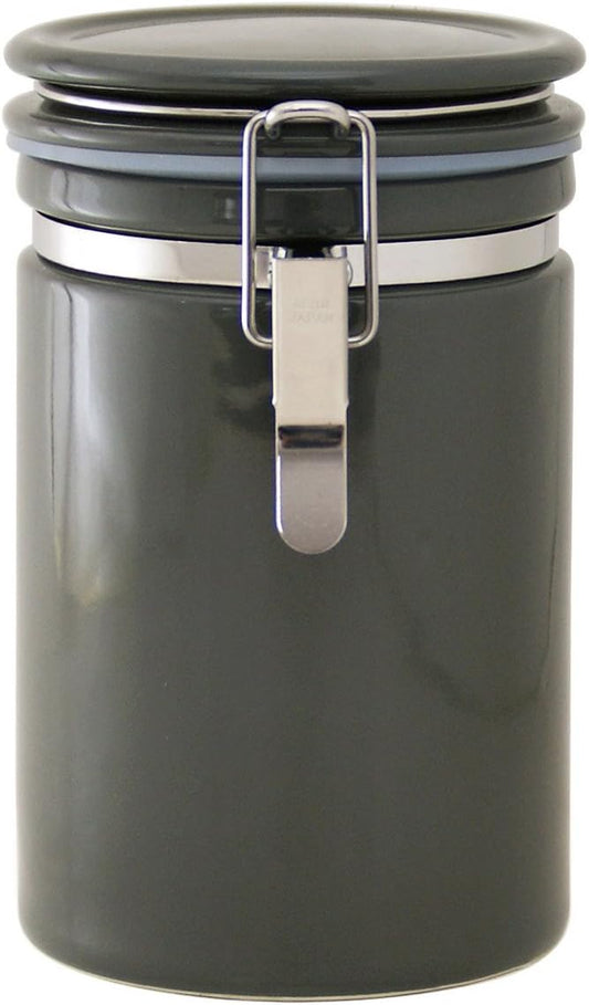 Zero Japan CO-200 SGY Coffee Canister 200, Steel Gray, 27.1 fl oz (800 cc)
