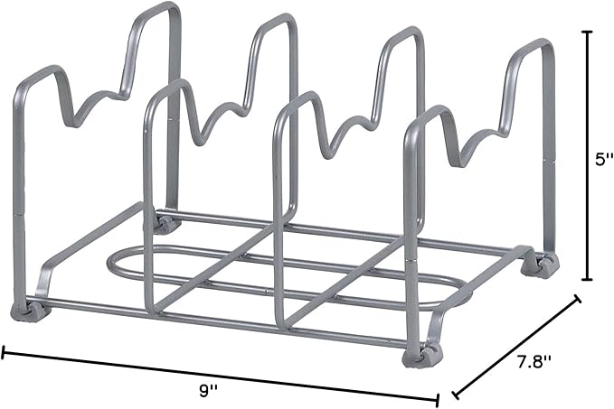 Simple Houseware Kitchen Houseware Organizer Pantry Rack, Silver