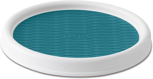 Copco Basics Non-Skid Turntable, 9-Inch, Pagoda Blue