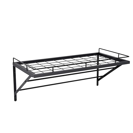 VEVOR Pot Rack Wall Mounted, 24 inch Pot & Pan Hanging Rack with 12 S Hooks, 55 lbs Loading Weight, Ideal for Cookware in Kitchen
