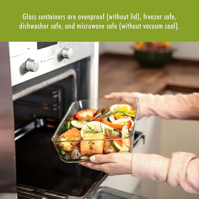 ZWILLING Fresh & Save Glass Large Airtight Food Storage Container, Meal Prep Container, Food Saver