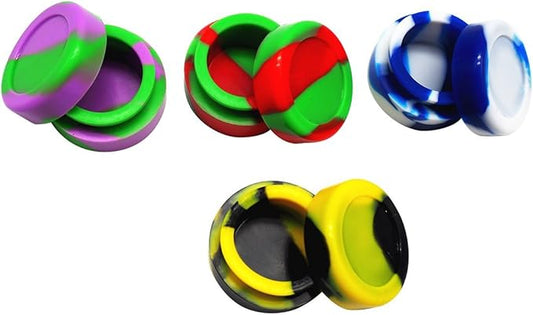 7ml Lots Silicone Container Box 18 colors 50pcs
