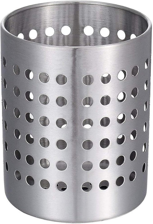 Stainless Steel Utensil Organizer Caddy - Organize Your Silverware, Cutlery, Cooking Utensils and Gadgets 3.8 Inch