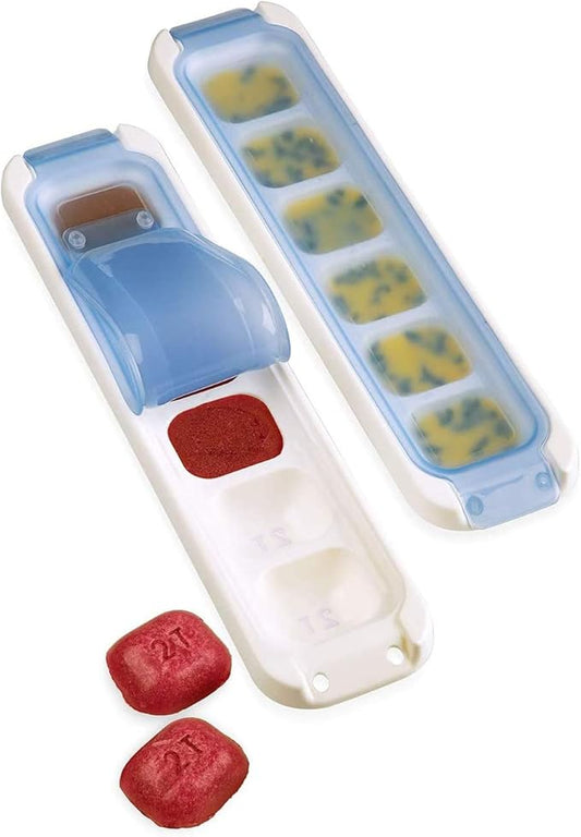 Prepworks from Progressive TBSP Freezer Pod-2 TBLS (set of 2), white/blue