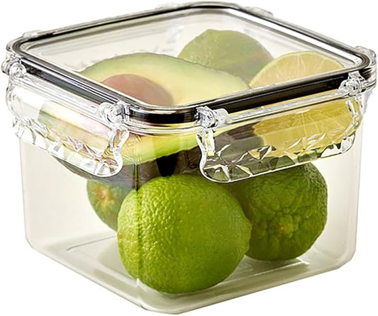 Airtight Food Storage Container With Lid (47.3oz) BPA-Free | Meal Prep | Microwave, Freezer and Dishwasher Safe Leak-Proof | Kitchen Fridge Organizer Boxes | lids airtight sealing