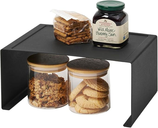 Yamazaki Home Tower Stackable Kitchen Rack – Storage Organizer Counter Shelf Large