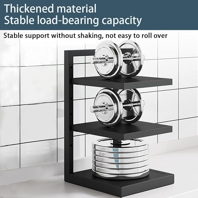 Adjustable 3-4 Tier Pots and Pans Organizer Rack - Heavy Duty 21” Cabinet Storage Solution for Kitchen, Snap-on Pan Organizer with Panels (Three Layers)