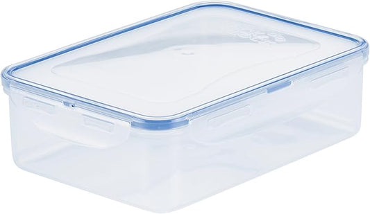 LOCK & LOCK Easy Essentials Food Storage lids/Airtight containers, BPA Free, 54 Ounce, Clear