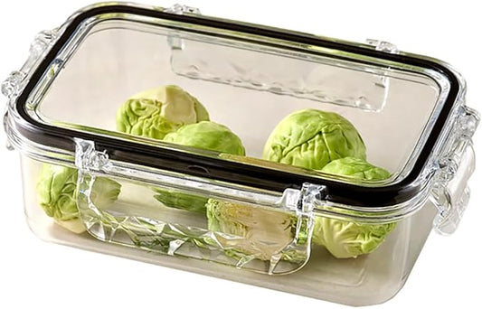 Airtight Food Storage Container With Lid (21.6oz) Leak-Proof Lunch Box | BPA-Free | Meal Prep | Microwave, Freezer and Dishwasher Safe | Kitchen Fridge Organizer Boxes | Fresher Food