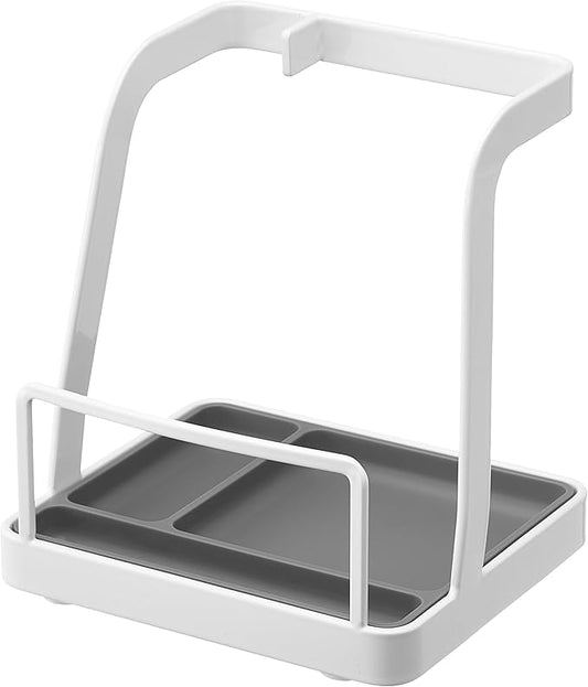 Yamazaki Home Tower Lid & Ladle Stand - Large, Kitchen Stand For Utensils, Lids, And Cookbooks, Heat-Resistant Kitchen Stand - Steel