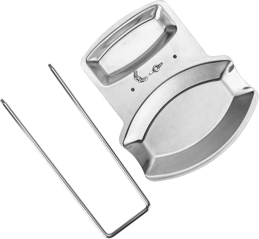 Spoon Rest and Pot Lid Holder, Stainless Steel Pan Pot Cover Lid Rack Shelf Stand Holder Spoon Holder Utensil Rest Stove Organizer Storage Soup Spoon Rests Kitchen Tool