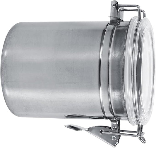 Coffee Canister, 4 Sizes Stainless Steel Kitchen Food Storage Container Bottle Sugar Tea Coffee Beans Canister (large size)