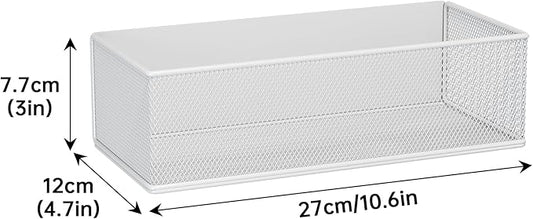 Magnetic Shelf for Washing Machine, Washer Dryer Shelf, Magnetic Lint Bin for Laundry Room, Spice Rack, Magnetic Basket Organizer for Laundry Kitchen, 1 Pack (White, 10.63''L*4.72''W*3.03''H)