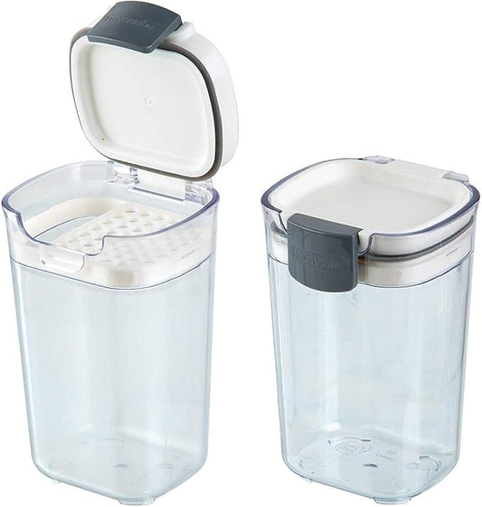 Progressive International PKS-410 Prepworks ProKeeper Seasoning Keeper Spice Airtight Food Storage Containers, Clear (2 Pack)