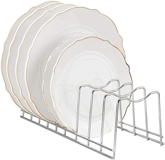 Pot Lid Holder, Stainless Steel Kitchen Organizer Rack Rest, Storage Cutting Boards, Bakeware, Pots & Pans, Serving Trays, Reusable Containers in Cabinet Pantry on Countertop