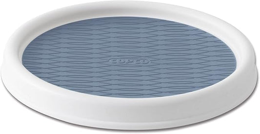 Copco Basics Non-Skid Turntable, 9-Inch, Faded Denim