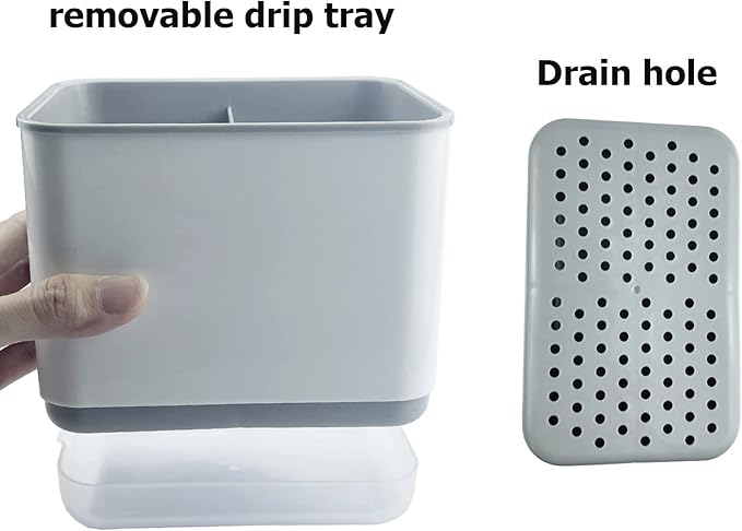 Kitchen Utensil Holder for Countertop Cutlery Holder Cutlery Drainer Flatware Organizer Utensil Crock Holder Caddy
