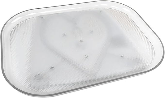 Lazy Susan Turntable Organizer for Large Refrigerator, 360° Rotate Fridge Organizers and Storage, 14 Inches Rectangle Lazy Susan Organizer for Fridge, Cabinet, Pantry