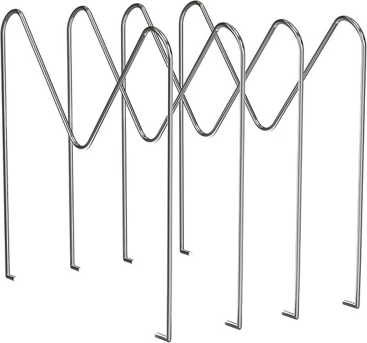 Golener 4 Adjustable Dividers for Pull Out Pots and Pans Organizer - Optional Dividers for Sliding Lid Holder and Pan Rack in Kitchen, Slide Out Cabinet Organizer, Pot Lid, Bakeware and Pan Organizer