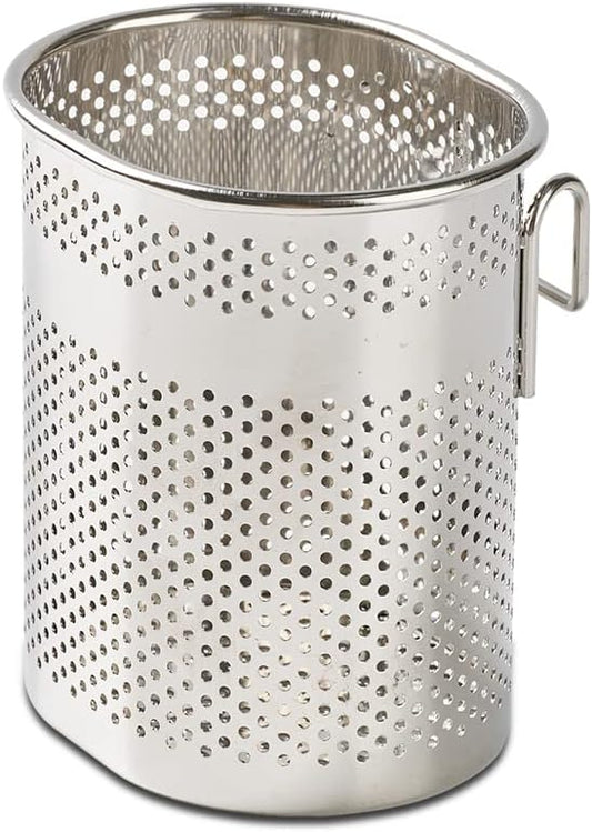 HOME&I Silverware Drying Basket, Kitchen Sink Utensil Holder Replacement,Thin Dish Drying Rack Countertop Organizer Stainless Steel 304 Flatware Cutlery Caddy Hold for Dish Drainer(Very Small-Oval)