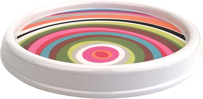 French Bull Lazy Susan Round Rotating Melamine Kitchen Pantry Cabinet Tableware Organizer-Platter, Turntable, Serving, 9-inch, Ring