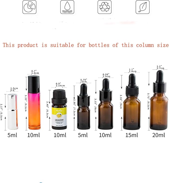 8 Pcs Essential Oil Organizer, Aluminum Black, Expandable, Holds 40 Oil Bottles