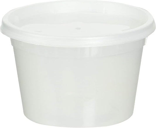 Deli Food Storage Containers with Lid, 16-Ounce, 36-Pack, 36-Pack, 16 Oz