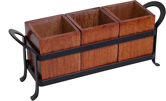 Stonarc silverware caddy, silverware holder, cutlery organizer, flatware and utensil storage, kitchen caddy, flatware caddy. Farmhouse kitchen decor.
