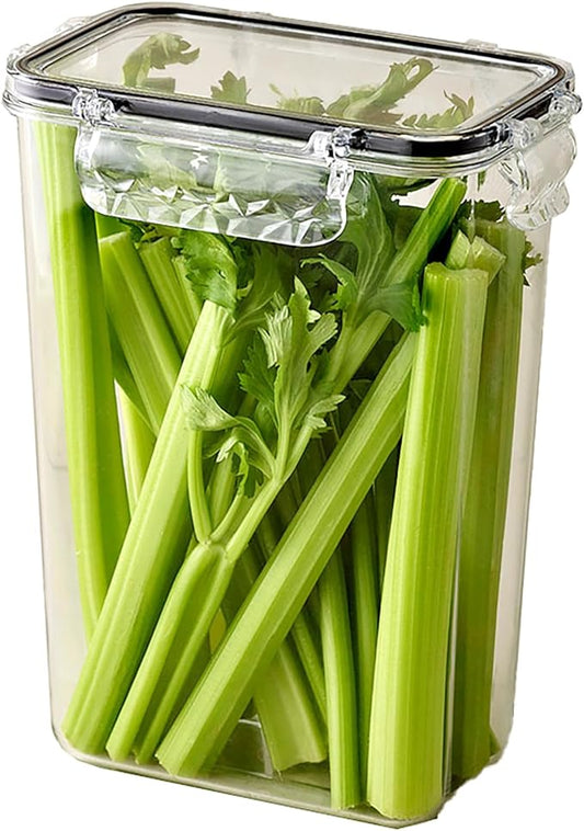 Airtight Food Storage Container With Lid (87.9 oz) BPA-Free | Meal Prep | Microwave, Freezer and Dishwasher Safe | Leak-Proof | Kitchen Fridge Organizer Boxes | lids airtight sealing